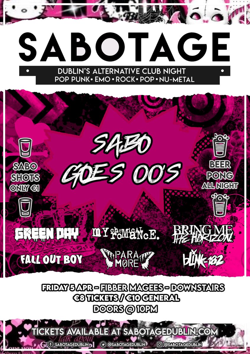 Friday Downstairs : Sabotage Club: Sabo Goes 00s