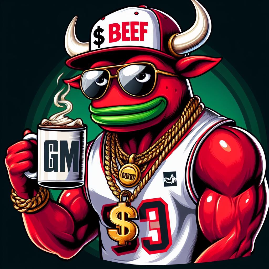 _ck_X_'s tweet photo. @RomeJay_88 @BeefSOL @EternalsXYZ @CreepahNFT @rodeogenius @KingPepeETH @jonnydaplugeth @nicelydone81 @BibbyBambino @1in1000000eth $BEEF #BEEFSOL #BEEFUP  GM! ☕️☀️🥩 https://t.co/AroJCVcn7P