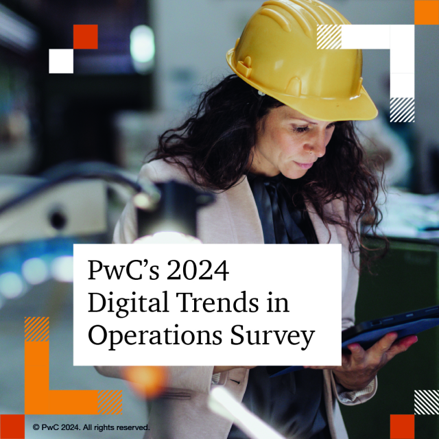 With input from 600 #operations and #supplychain officers, PwC’s 2024 Digital Trends in Operations Survey highlights the gap between what investments in new #technology are expected to deliver and the actual results. Explore the key takeaways: pwc.to/3PLcqvh