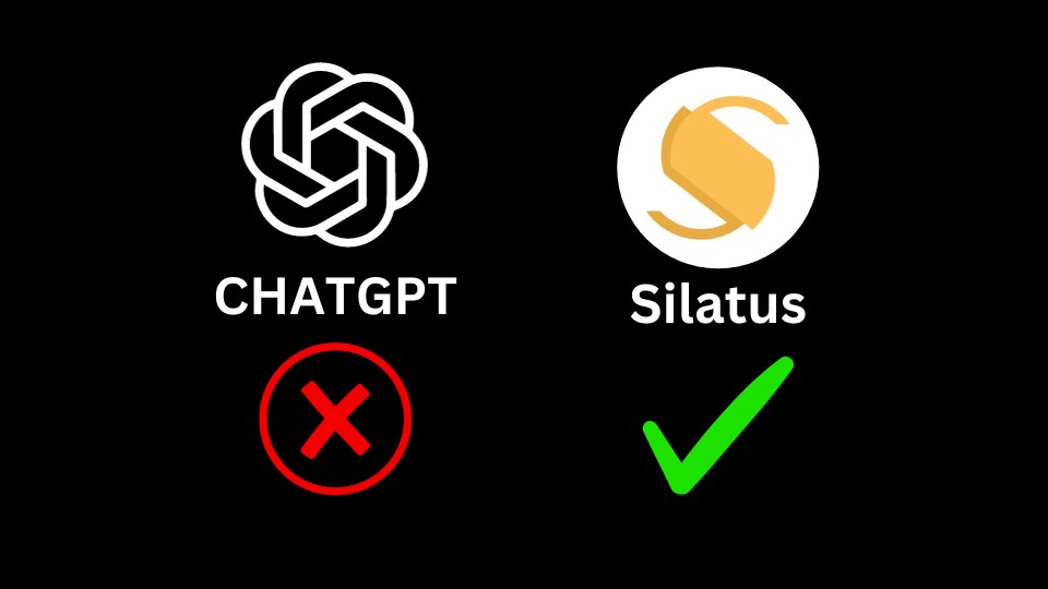 hasantoxr's tweet photo. ChatGPT has a plethora of free alternatives.

But Silatus stands alone as the absolute BEST alternative.

Here is why you should use Silatus over a free alternative: https://t.co/CkahPvr5WM