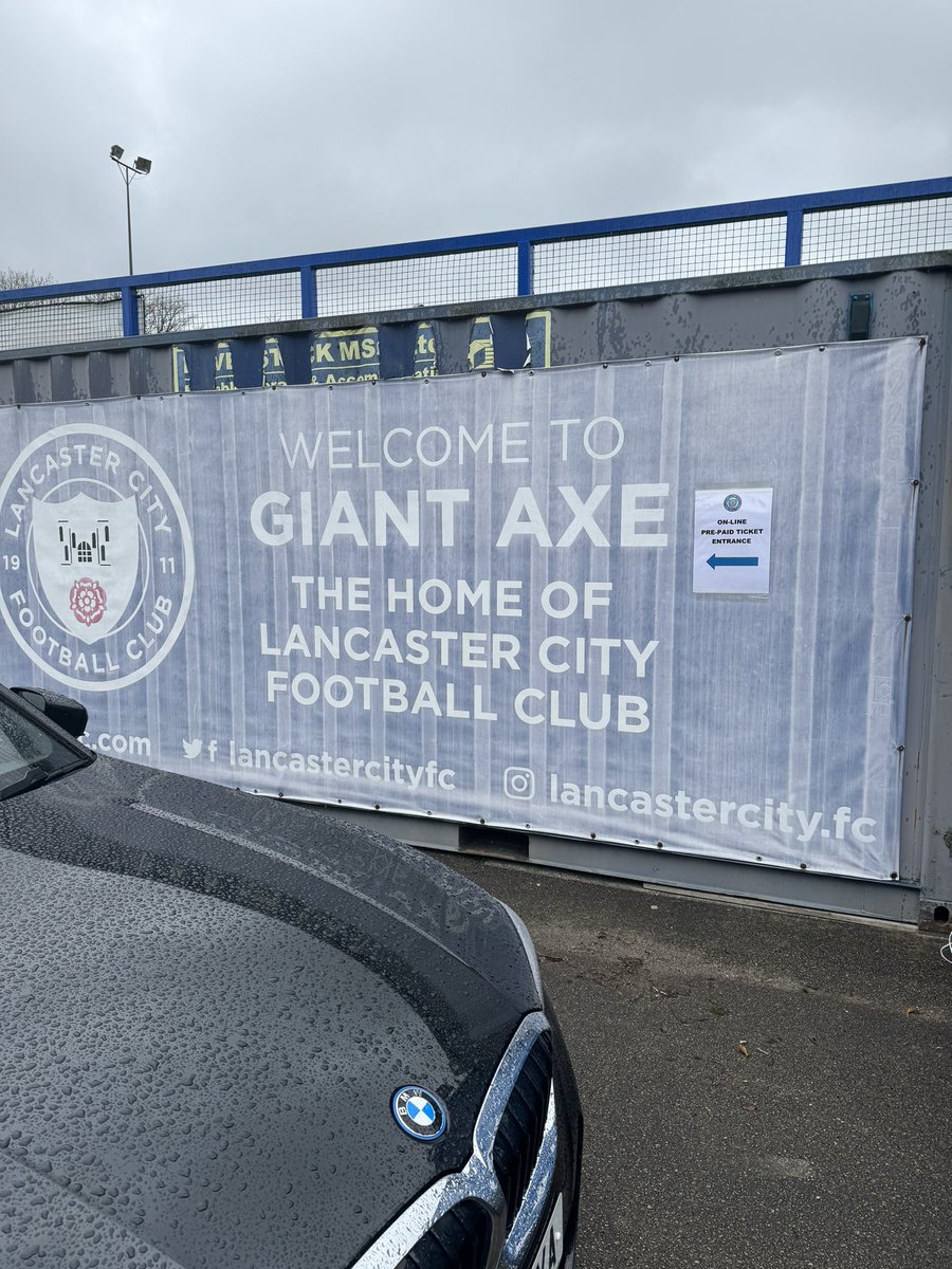 Jon_Sinker's tweet image. At the Giant Axe today for @LancasterCityFC vs @BamberBridgeFC 👀⚽️👨🏻‍💻📈📊☔️🌧️

#footballscouting #oppositionanalysis