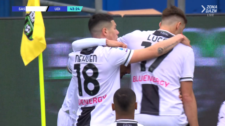 Sassuolo 1 Udinese 1. Thauvin #SassuoloUdinese