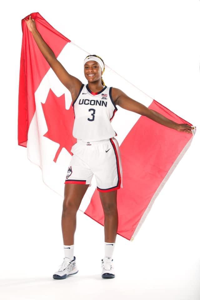 CANwatchwomens1's tweet image. There are two huge #MarchMaddness games featuring Canadians on TSN1/4/5 tonight! 

Watch LSU v Iowa at 7:30 PM ET (studio coverage begins at 7 PM)

and

UConn (Aaliyah Edwards🍁) v USC (Roxane Makolo🍁) immediately after at approximately 9:30 PM ET

#MarchMadnessWBB | #NCAAWBB