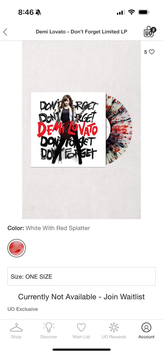 mikaylasversion's tweet photo. @DisneyMusicEmp so limited to 3000 just means nothing now? You could have repressed it in any other color. Yall cant even come up with a different mock up? Really disappointing https://t.co/HEWZL2Nnar