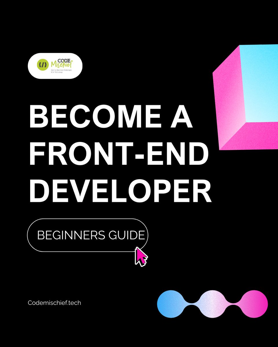 CMischiefTech's tweet image. Calling all Front-End Dev newbies!
Dreaming of building stunning websites? Our carousel unveils the must-have skills & tools to kickstart your coding journey! ➡️ (linkedin.com/feed/update/ur…)
#webdev #learnwebdev #becomeadeveloper #CodeMischief