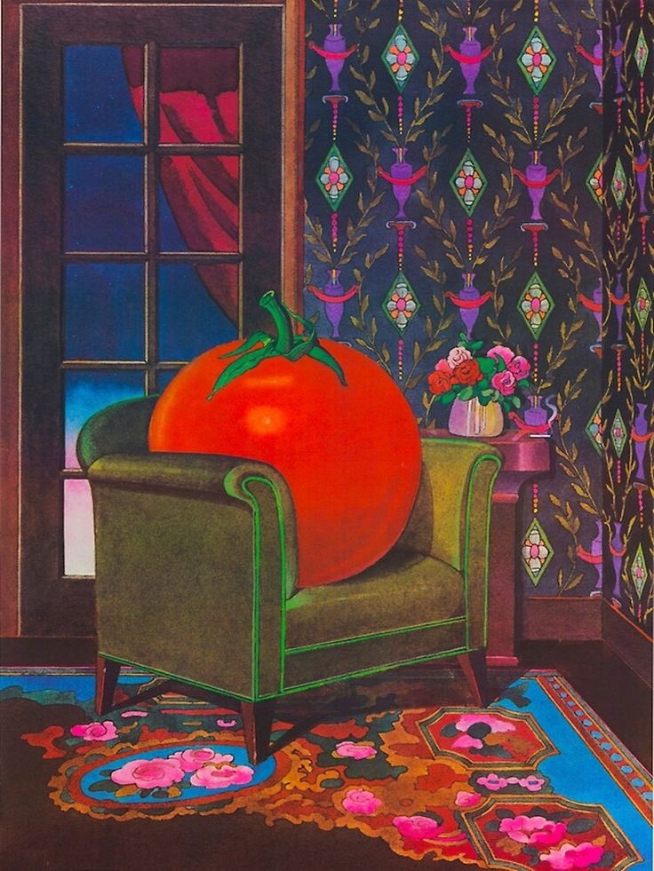 Milton Glaser, Therapy with a Tomato, 1978