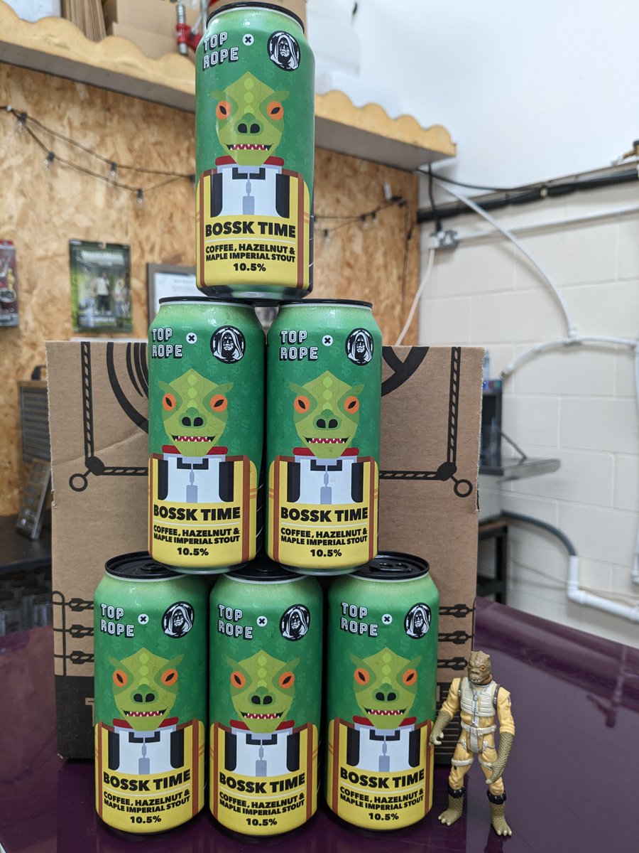 Need to grab some Bossk Time? Of course you do! Luckily, we'll have cans available on our webshop from 6pm today!