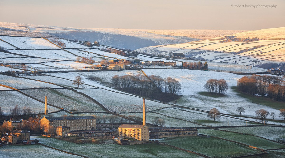 Well, Happy 50th Birthday #Calderdale . Turns out you're just a few months older than me! Here's a shot which I think is so typical of the hills & mills round these parts!