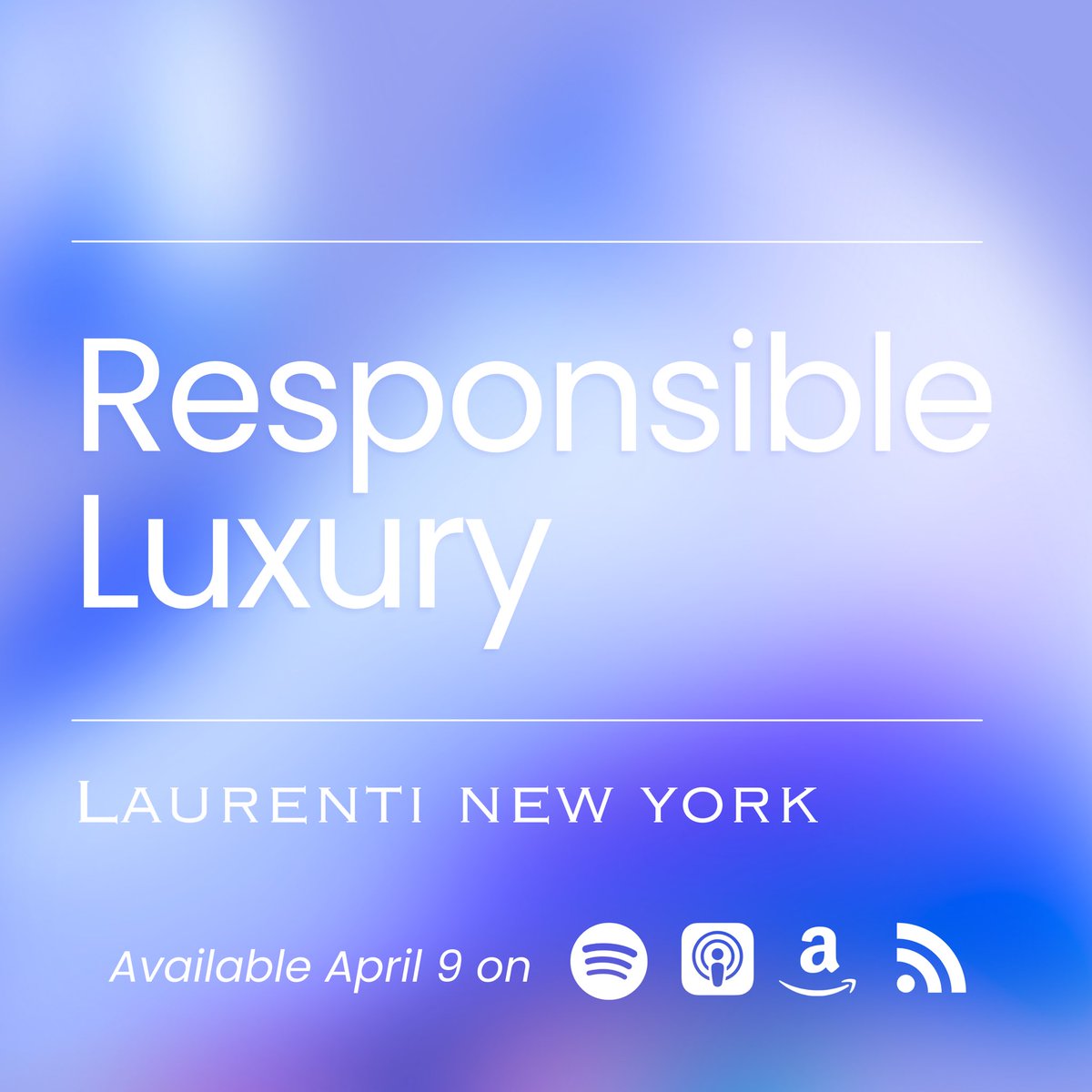 Responsible Luxury podcast launching April 9th! Excited to share the incredible conversations with leaders shaping the industry. 

We take a deep dive and discuss transformations happening within luxury markets, explore responsible consumption and production practices and more.