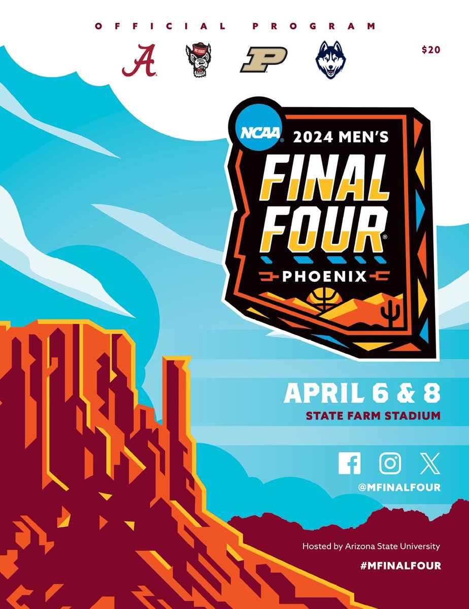 Hot off the press, order your own copy of the 2024 #MFinalFour game program today! 📘 b.link/ddtplkh8