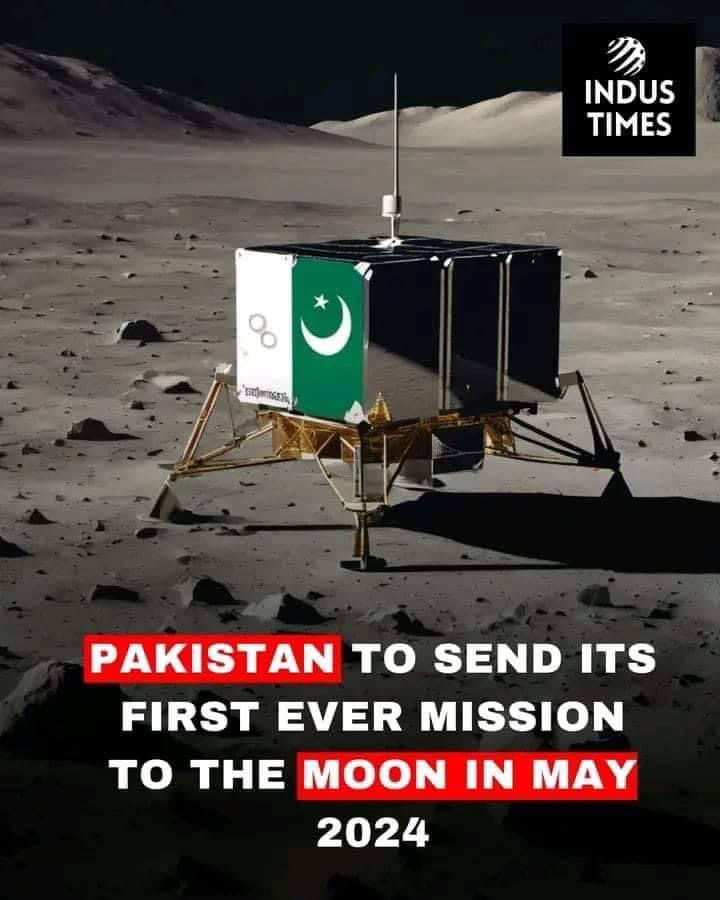 پاکستان مئی میں چاند  کی طرف اپنا پہلا مشن بھیجنے جا رہا ہے۔ انسٹیٹیوٹ آف سپیس ٹیکنالوجی اسلام آباد، سپارکو اور چائنہ کی ایک یونیورسٹی کے ساتھ مل کر مئی کے پہلے ہفتے میں یہ کیوب سیٹ 'ICUBE-Q' بھیجے گا۔

#PakistanZindabad #BestOfLuck
@FrankfurtPK 🫠