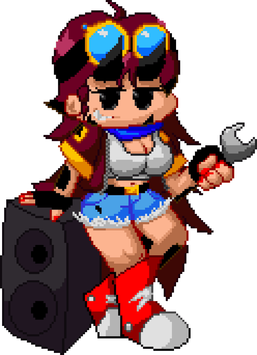 StarryBarieNSFW's tweet photo. I have improved gf mechanic #gf #GIRLFRIEND #fnf #gfart #vssonicexe #fridaynightfunkin #pixelart https://t.co/SLleVo5EbA