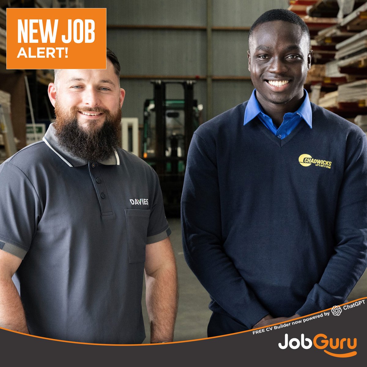 🌟 Join our team at Chadwicks Group in Dublin 22! 🛠️ We're hiring a General Operative to help keep our warehouse running smoothly. Competitive salary, bonus opportunities, and more! Apply now: jobguru.ie/vacancy/genera… #ChadwicksGroup #DublinJobs #JoinUs 🚀