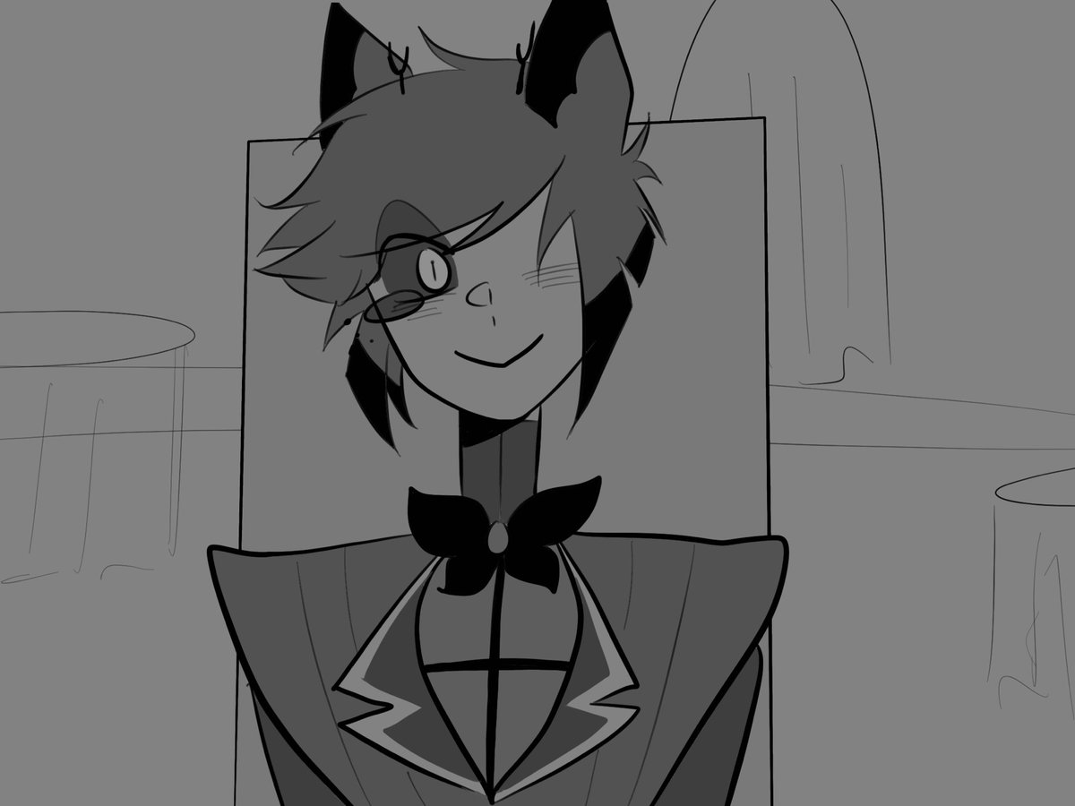 :&gt;
#AlastorHazbinHotel