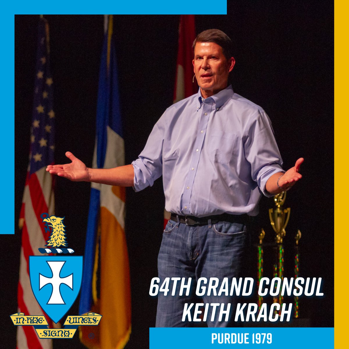 Happy birthday to 64th Grand Consul, Order of Constantine Sig and Significant Sig Keith Krach, PURDUE 1979! Thank you for your dedication to Sigma Chi and for your continued leadership!