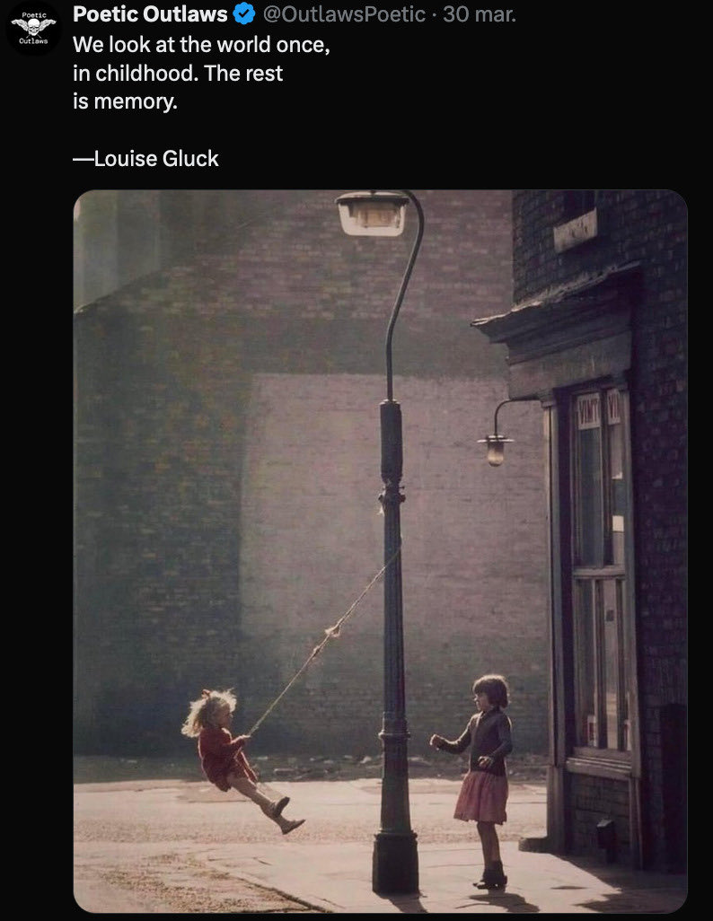 SOLO UNA VEZ MIRAMOS EL MUNDO