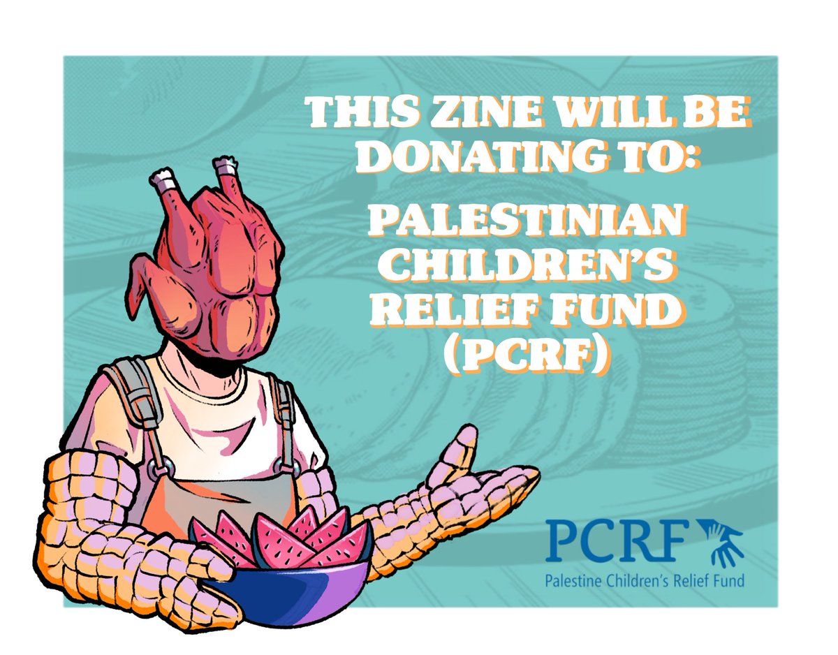 CookingHell's tweet image. Update! We have chosen @ThePCRF to donate to!
#dorohedoro #zine @shrine_zine @ZZinethat @faneventshub @atozines @ZineWish @fanzinecentral @AllFandomEvents @fandomonium_e @homeofheroeshub @ZineIncoming @ZineTown