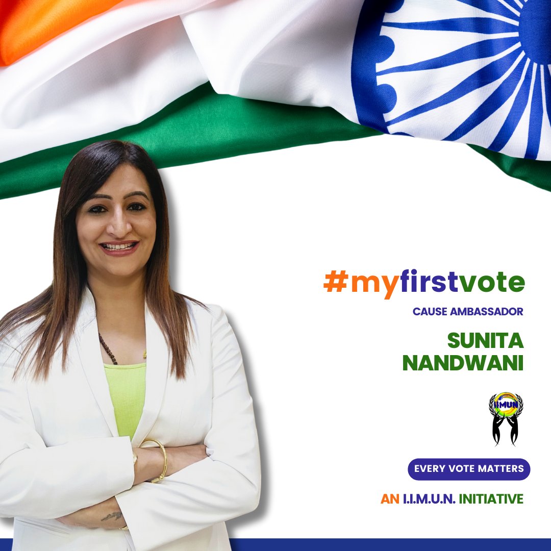 I commend @iimunofficial for spearheading #MyFirstVote campaign,a vital initiative that highlights the significance of young Indians participating in our democracy. Let's encourage& support our youth to make their first vote count. Your Vote, Your Power, Use it 👍