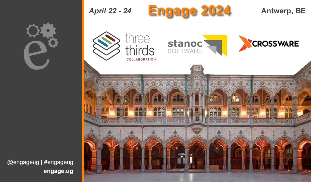 ℮ engage.ug ⚙️ (@engageug@mas.to) (@engageug) on Twitter photo 🌟 Thank you to all our Silver sponsors for your support of Engage:
<a href="/3ThirdsCollab/">Three Thirds Collaboration</a> , <a href="/StanocSoftware/">stanoc Software</a> , <a href="/TeamCrossware/">Crossware</a>
#engageug #ChartingNewHorizons
It's not too late to register, but hurry!
engage.ug/attend 🌟 Thank you to all our Silver sponsors for your support of Engage:
<a href="/3ThirdsCollab/">Three Thirds Collaboration</a> , <a href="/StanocSoftware/">stanoc Software</a> , <a href="/TeamCrossware/">Crossware</a>
#engageug #ChartingNewHorizons
It's not too late to register, but hurry!
engage.ug/attend