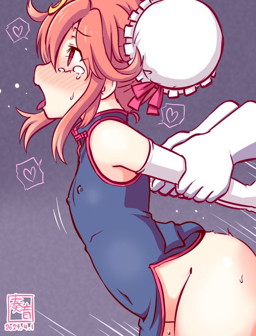 ウソをついた悪いウサギにはおしおきだべぇ～

#艦これ版真剣お絵描き60分一本勝負_20240401
#卯月 