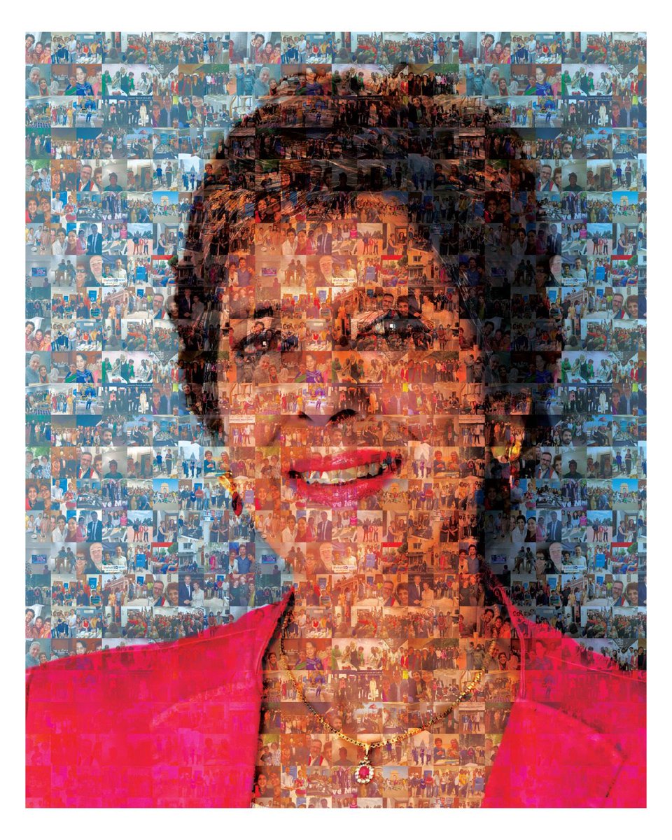 My time at @DeutscheWelle @dwnews has drawn to a close. A wonderful journey with great colleagues! This image captures my life as #DelhiBureauChief. My photo with a mosaic of pictures of our times together. Thank you @shariqueahmad_ + Studio Delhi Team. @DW_communicates