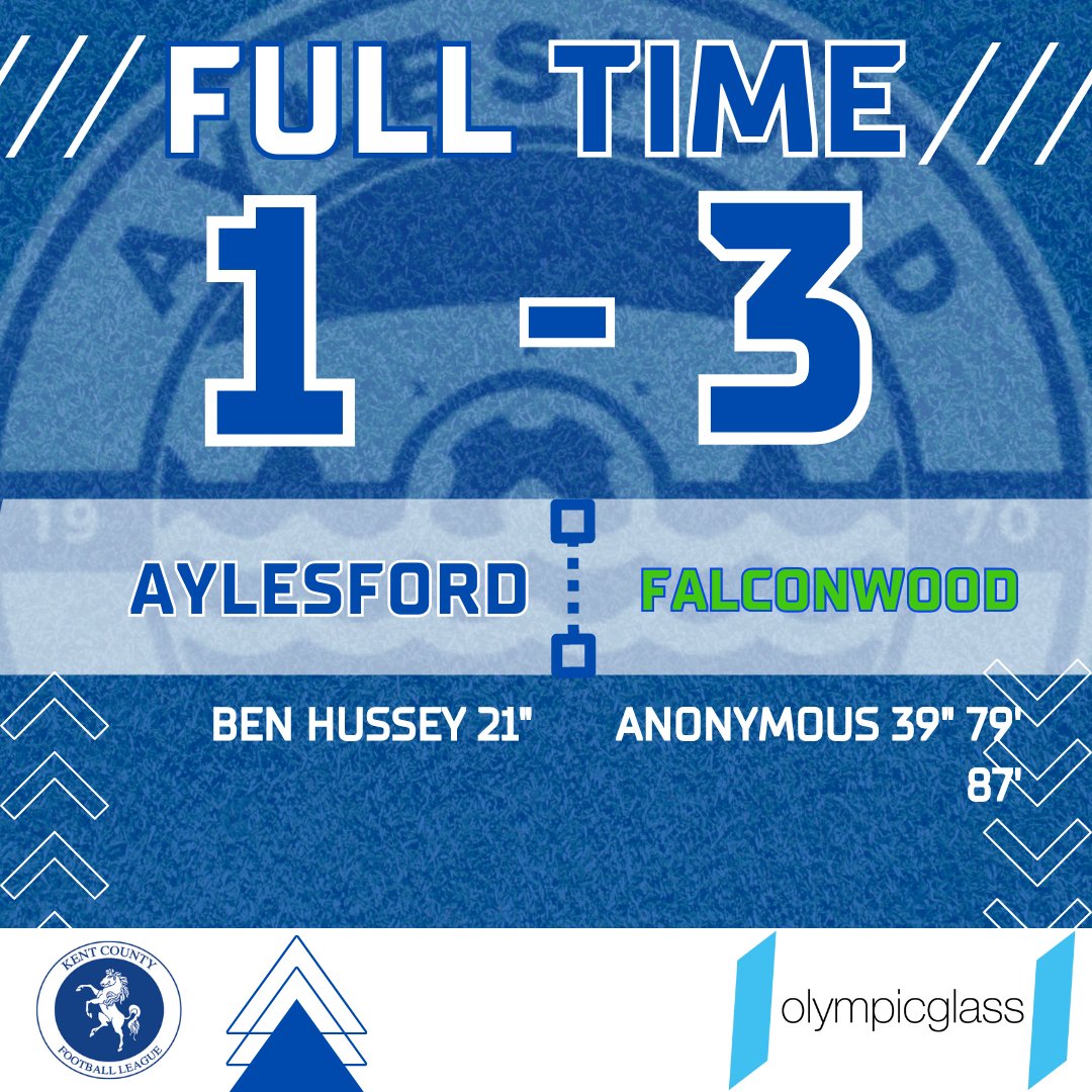 We bow out at the Semi-Final Stage of the @KCFL1516 Invitational cup. The 22 match winning run comes to an end. Will look to work hard and bounce back next week. @Falconwood_FC were better on the day and we wish them the best of luck in the final. #UnbeatenRunX #AylesfordFC