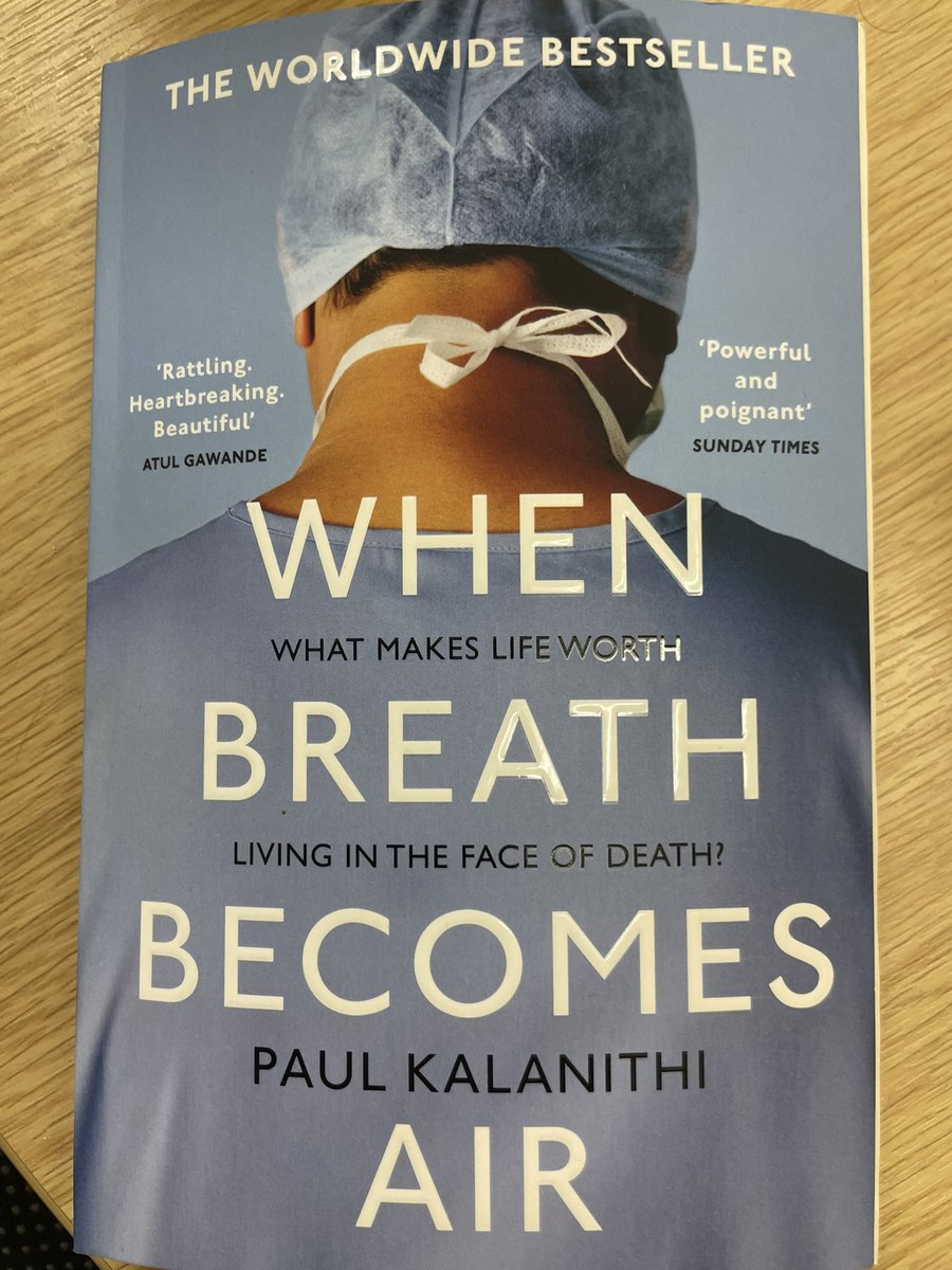 Finished this uncomfortable, sad and insightful book. Reflections on self identity, intensity of medical training and our own mortality. Long hours culture still firmly embedded in US training. Calman did some good for UK trainees.