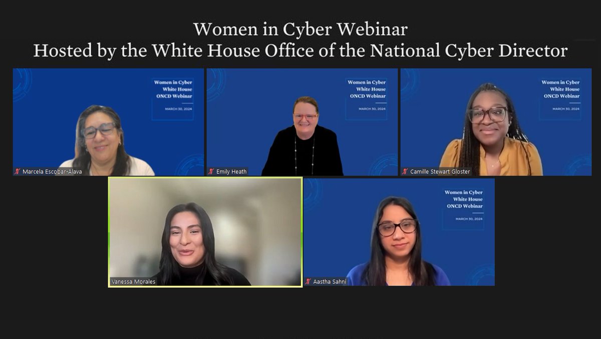 White House Office of the National Cyber Director tweet media