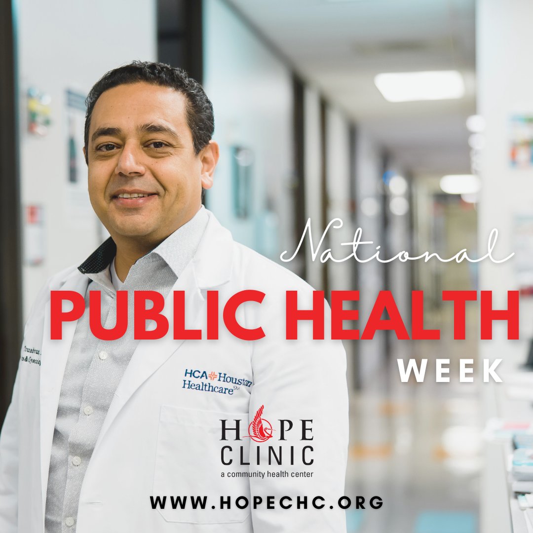 👨‍⚕️National Public Health Week! This week, we honor the importance of public health and our commitment to promoting wellness in our community⭐ 💪 #HOPEClinic #NationalPublicHealthweek #Healthycommunity #CommunityWellness Vaccines saves lives 💉