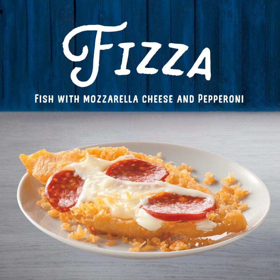 We were thinking, if Fish Tacos are good, Fish Pizza should be great, right? It just makes sense. #Fizza #AprilFools