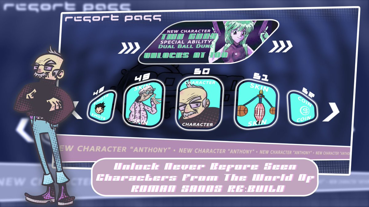 we get at least 4 DMs a week asking us to make this game. you can stop asking now: 

🌟we are pleased to announce🌟
🏀ROMAN SANDS BASKET FEVER 3 ON 3🏀

📱COMING 2024 TO IOS, ANDROID, AND WINDOWS MOBILE📱