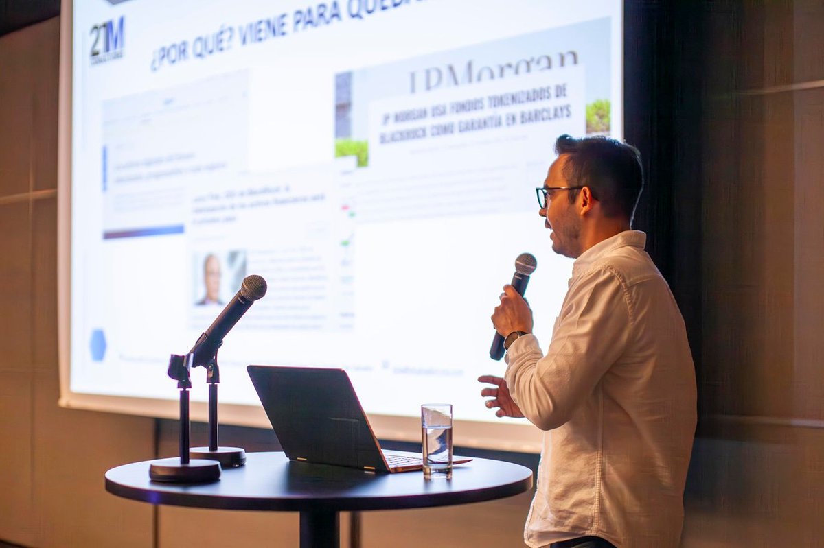 El equipo de 21M Consultores participó en un evento en Barcelona donde se abordaron diferentes oportunidades de inversión que se crean con la tokenización de activos en El Salvador. Próximamente habrá más novedades. Sigue nuestras redes para enterarte.