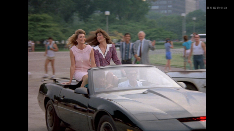ナイト2000がオープンカーに変形したやん。 #ナイトライダー #BS松竹東急