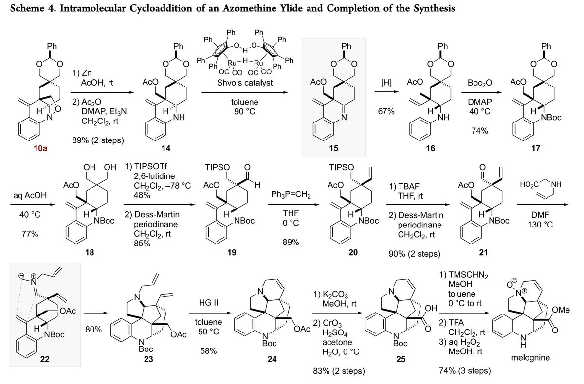 #TotalSynthesis of Putative Melognine by Yui Irie and Satoshi Yokoshima in @J_A_C_S pubs.acs.org/doi/10.1021/ja…