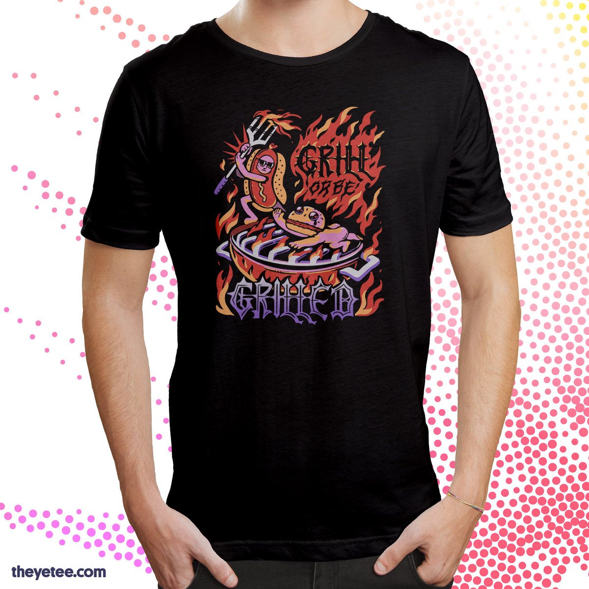 「Some people are cut out for the grill li」|The Yetee 🌈のイラスト