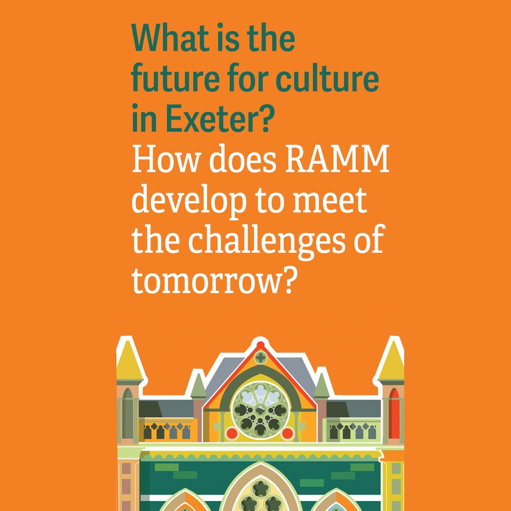 Friends of RAMM event >>> How does RAMM continue to develop, meet challenges and thrive? Join the Friends of RAMM 2-6pm on 27 April to hear a wide range of speakers discuss their connections with RAMM and look to the future. More info and booking: rammuseum.org.uk/whats-on/celeb…