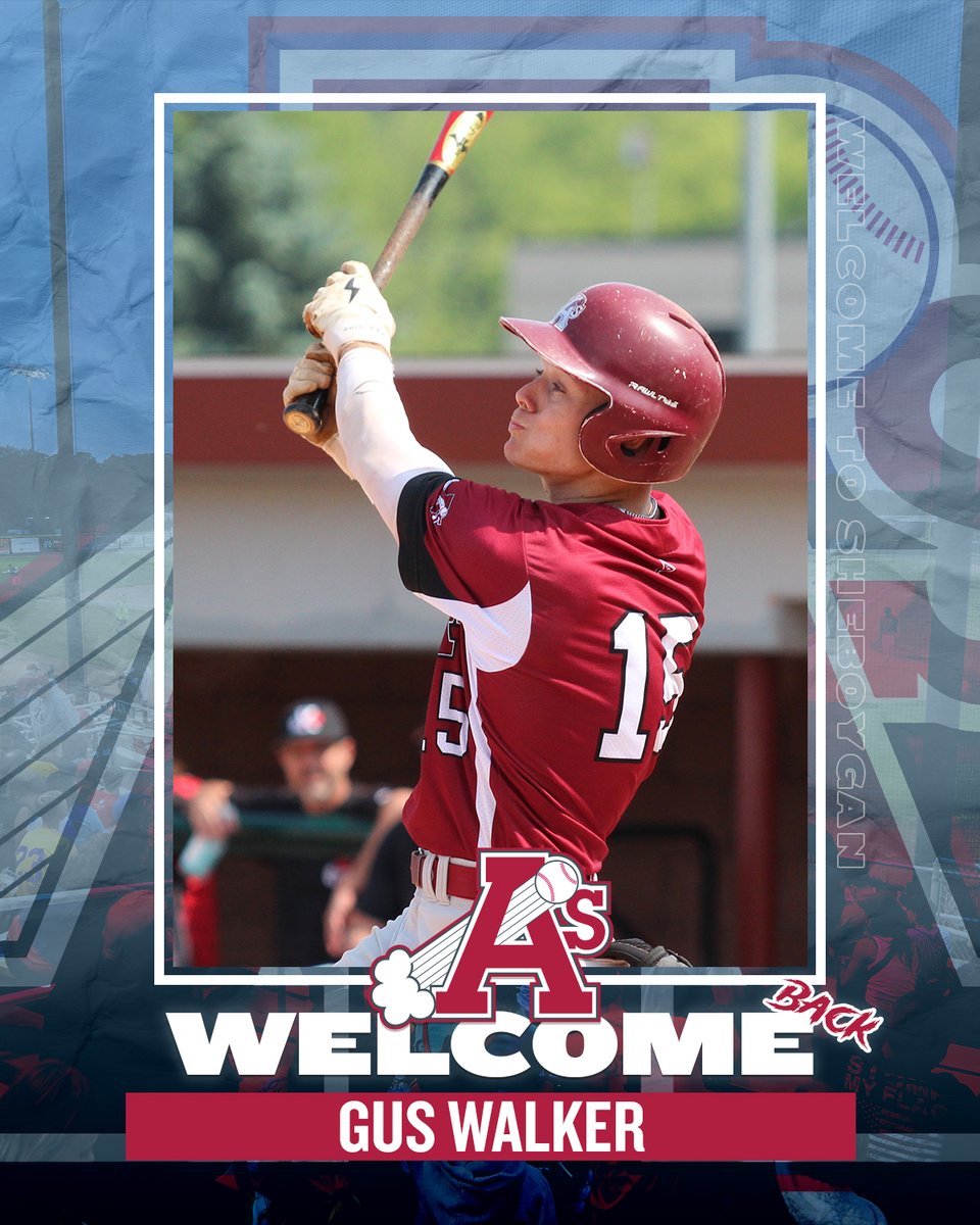 Outfielder Gus Walker returns for season number 3! #GoAsGo