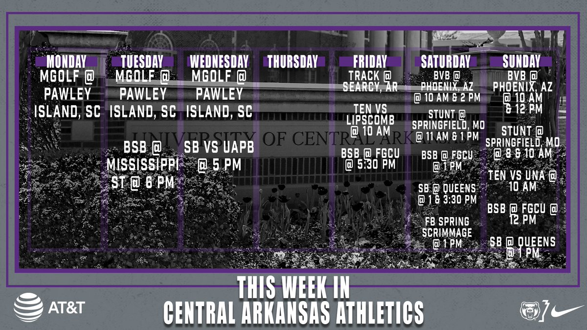 This week in Athletics presented by @ATT! #BearClawsUp