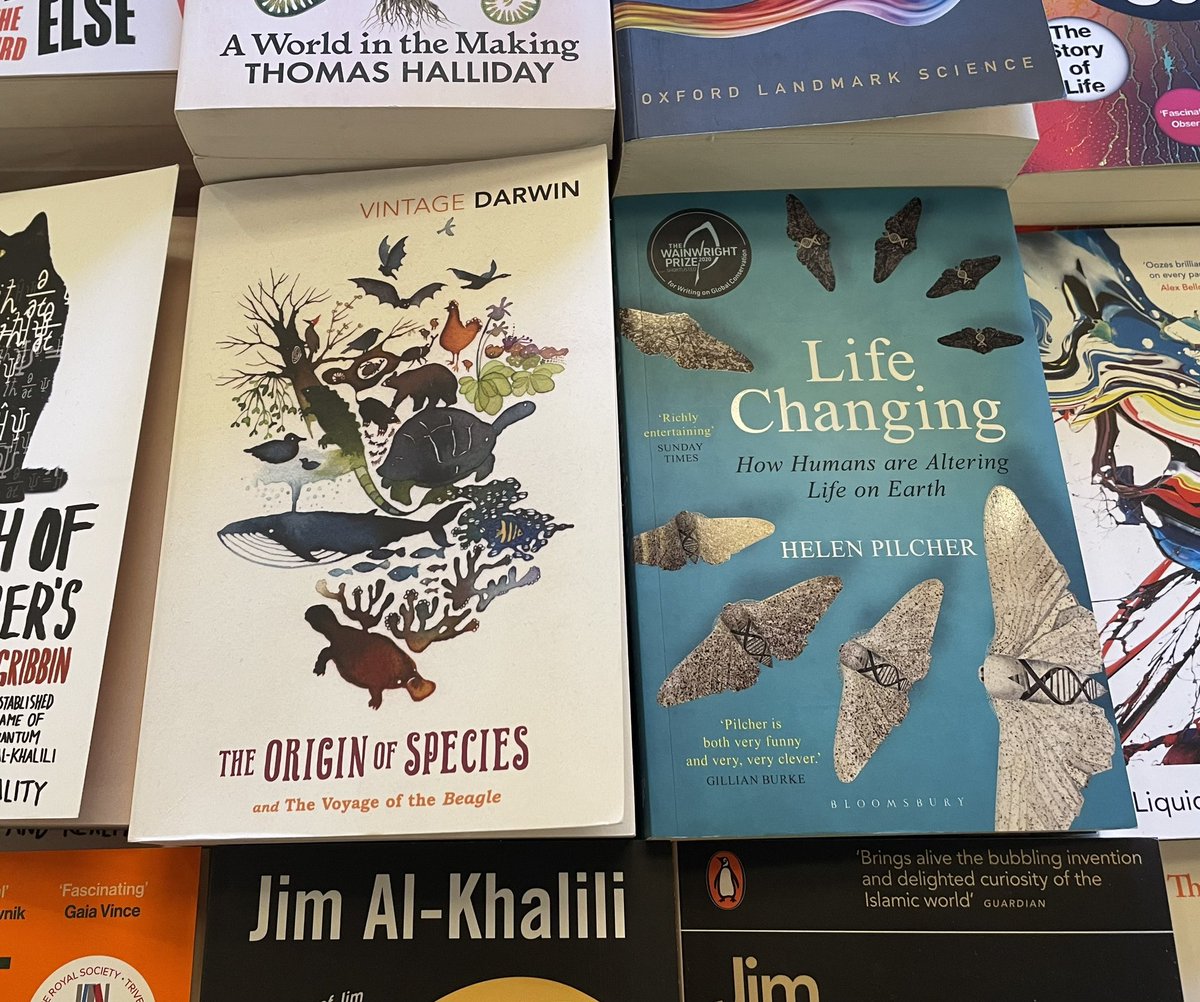Life Changing in good company next to the big Chazza D at @WaterstonesOxf @sigmascience