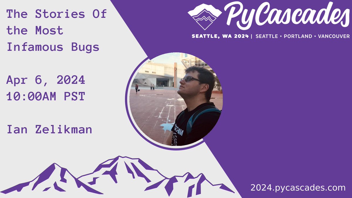 pycascades's tweet image. 📢 We introduce Ian Zelikman as a speaker for #PyCascades 2024! ✨ 🐍
Ian's journey began in weather forecasting and analysis, where he honed his skills in developing applications.
🗓️ Learn more:👇
2024.pycascades.com
#Python #Developer 🐍💻✨