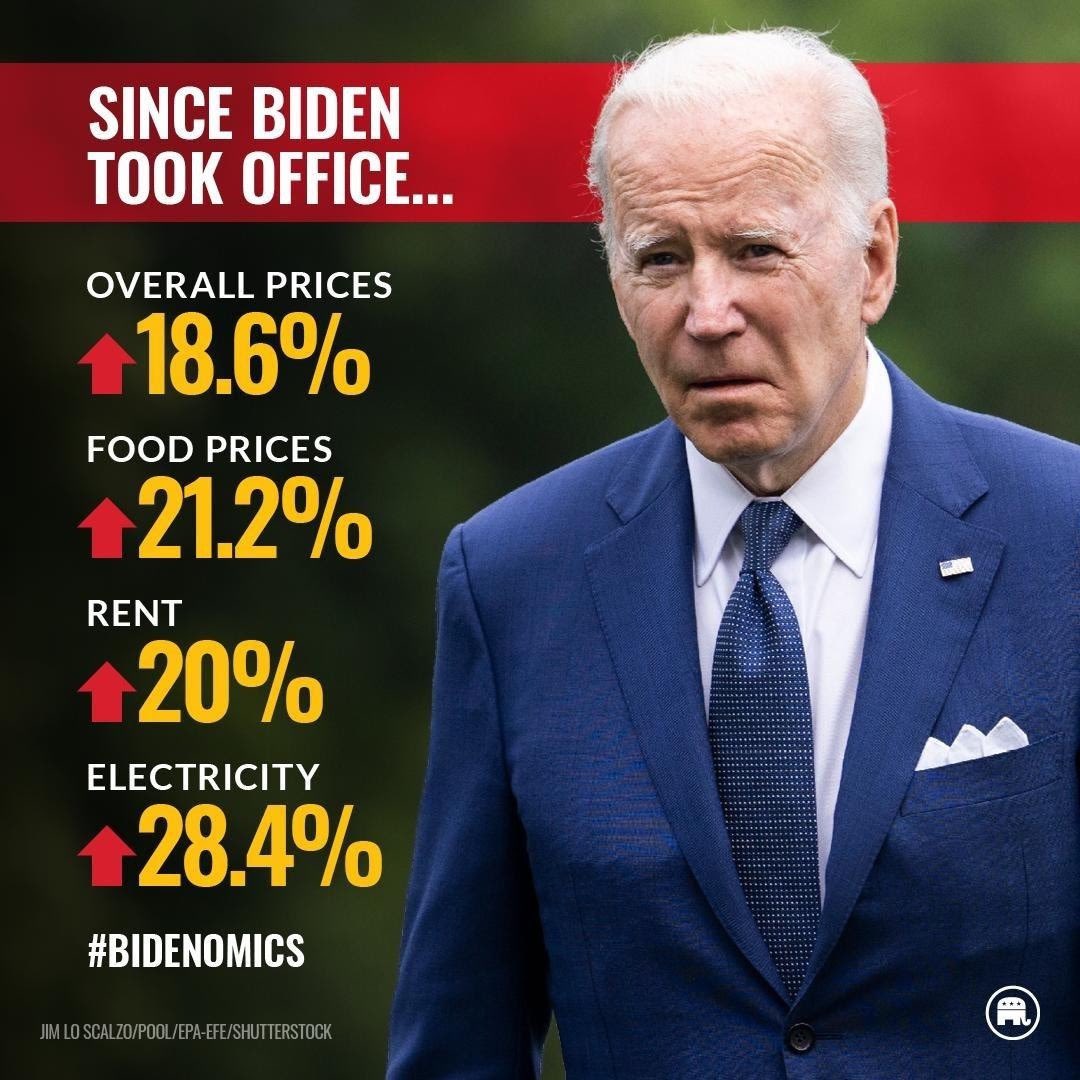NCGOP's tweet image. #Bidenomics is not an April Fool’s joke