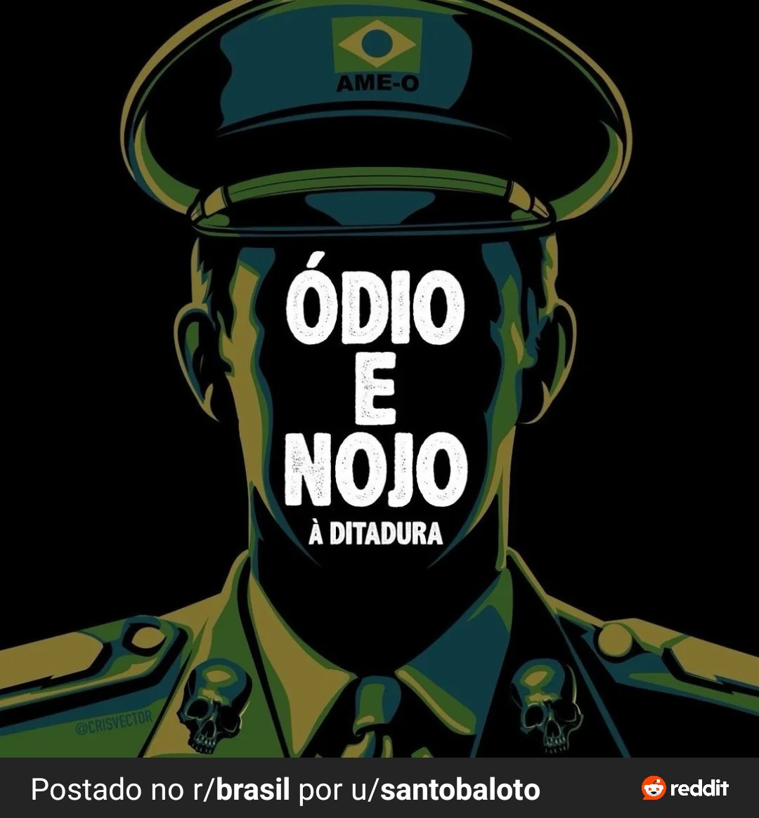 dm_tulio's tweet image. Ódio e nojo!