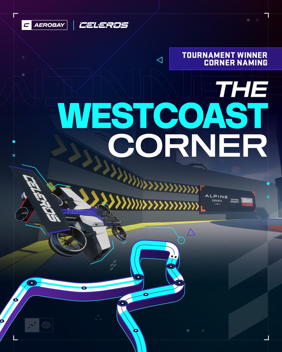 A preview of 'The West Coast' – named after one of our phenomenal racing talents, WestFPV @FancyJoeey, who took the recent Community Tournament track by storm! Blaze through this iconic section of the track in our next game update!🎮 #Web3Game #RacingGame