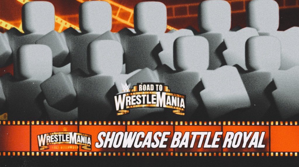 A #WrestleMania Showcase Battle Royal Will Take Place This Sunday On The Road To #WrestleMania Show! Everyone Is Allowed To Enter But Only One Man Can Win!