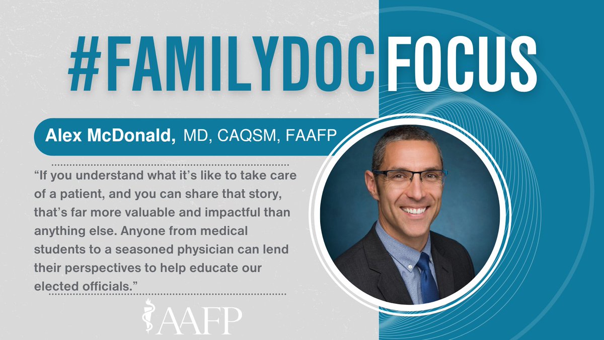 In the coming weeks, @AlexMMTri will be installed as a chapter president, convene the National Conference of Constituency Leaders and speak at the Family Medicine Advocacy Summit. Read more about how Dr. McDonald's leadership roles are taking him places: bit.ly/3vlyQfW