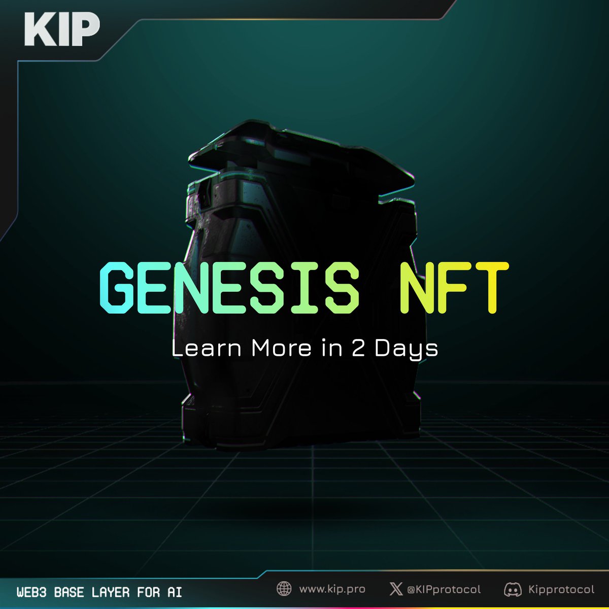📢 Big news incoming! 

Major updates on the KIP Genesis NFT campaign releasing this Wednesday 👀

🔔 Notifications on

> $KIP