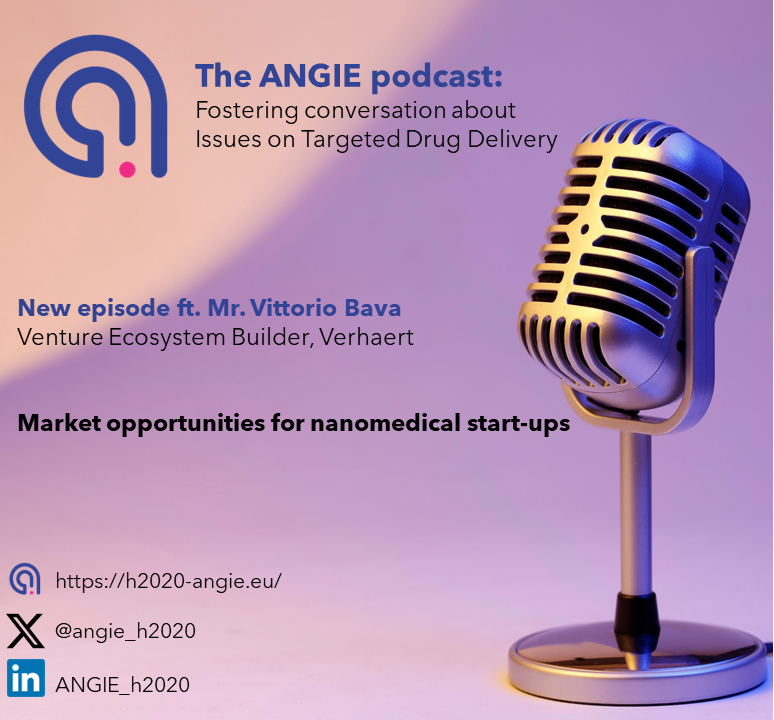 🎙️The new episode of the ANGIE podcast is now live! With Mr. Vittorio Bava, venture capital builder, we discuss  the opportunities of nanomedical start-ups in the market. 
youtube.com/watch?v=BNivIY…
#podcast #targeteddrugdelivery #nanomedicine