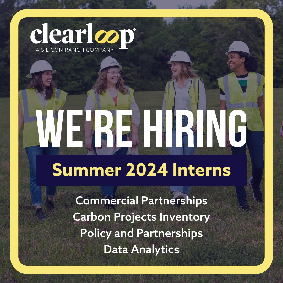 Calling all students! We're #hiring Summer 2024 interns! If you’re ready to gain experience in climate tech and excited to expand access to clean energy, apply at this link by April 19: bit.ly/3PJBMcY
