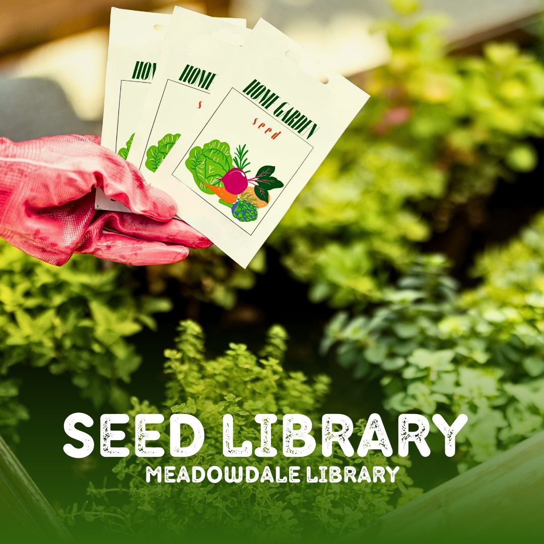 The Meadowdale Library Seed Library is open from April 1st to June 15th. Stop by and pick up free flower or veggie seeds (limit 2 packets per visit) to grow your own garden.
We also have gardening books and guides to help you get started!