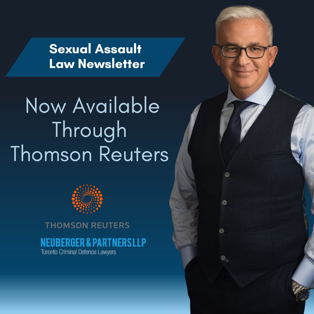 NeubergerLaw's tweet photo. The team at #NeubergerPartners is proud to announce that our #SexualAssaultNewsletter, is now exclusively available through Thomson Reuters. The first edition launches today!
This is a major recognition of the #legalmerit of our Sexual Assault Newsletter!
#ThomsonReuters https://t.co/T6w4cUGChI